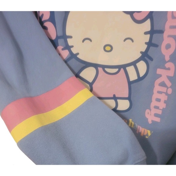 Hello Kitty by Sanrio Light Blue Large long sleeve sweatshirt - Picture 3 of 5
